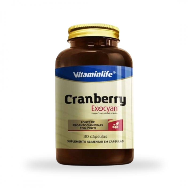 imagem Cranberry Exocyan com Zinco - 30 cáps - Vitaminlife