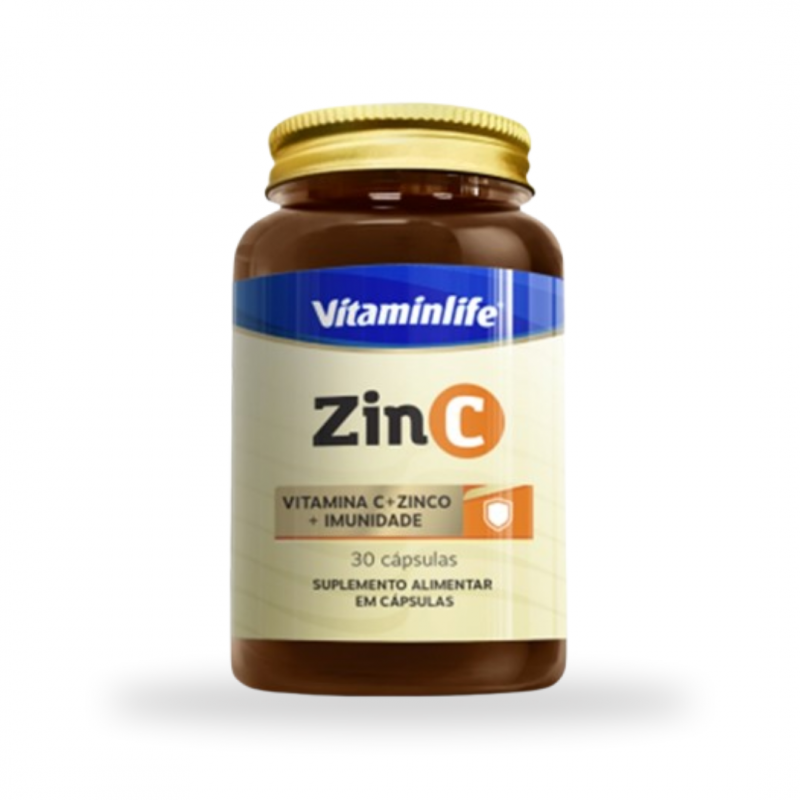 imagem Vitamina C (500 mg) + Zinco (28 mg) - 30 Cáps - Vitaminlife