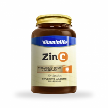 imagem Vitamina C (500 mg) + Zinco (28 mg) - 30 Cáps - Vitaminlife