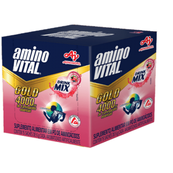 imagem AminoVITAL Gold Drink Mix de Frutas Vermelhas - 15 Sachês - Ajinomoto