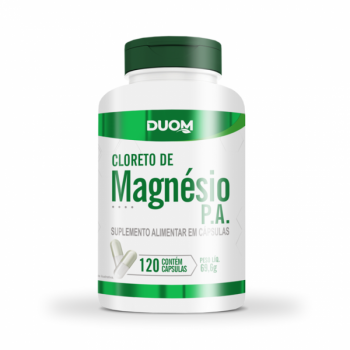 imagem Cloreto de Magnésio PA - 210 mg- 120 Cáps - Duom